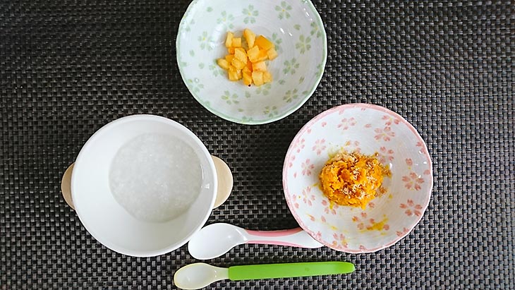 ２回食もスタート モグモグ練習中 ママ栄養士の離乳食奮闘記 たべぷろ