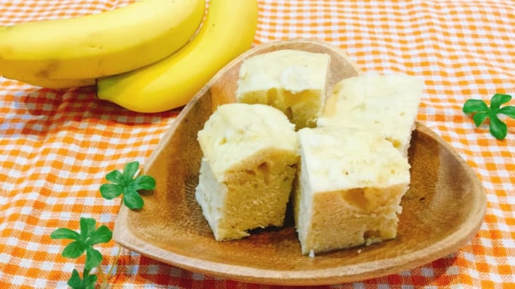 簡単バナナケーキ おやつや朝食に レンジを使えば10分でできる たべぷろ