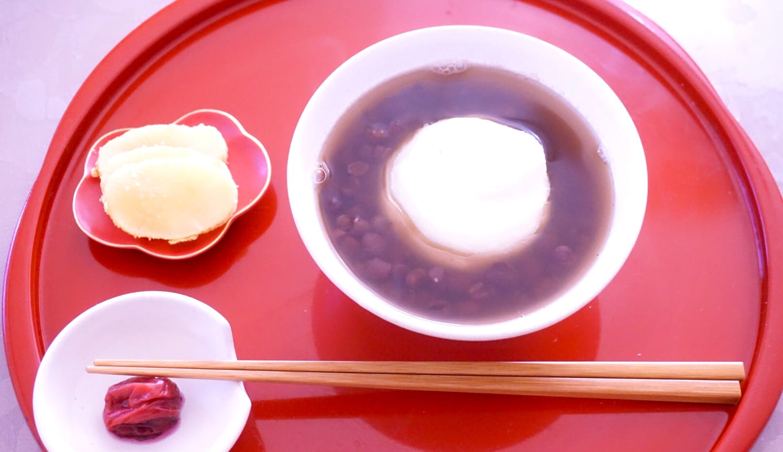 受験当日の朝食にオススメ 合格餅入りぜんざい たべぷろ