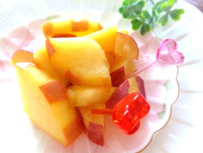 リンゴとお芋さんの簡単デザート♪【モッチーママの薬膳】