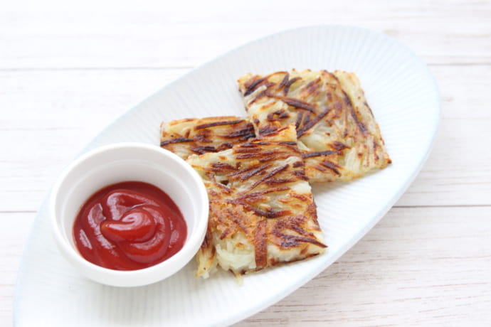 春の新じゃがで子どもが喜ぶガレット！玉子焼き器を使った15分レシピ