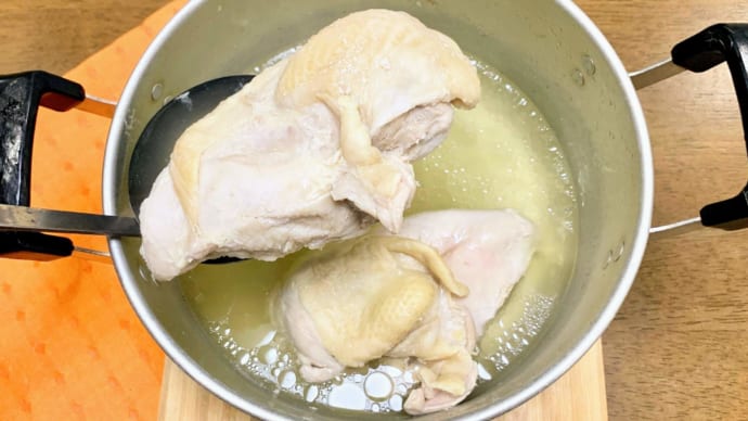 ワーママお助け茹で鶏の作り置き！夜ごはん15分レシピ2選