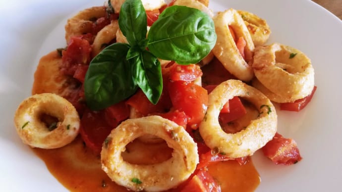 冷凍イカはワーママお助け食材！子どもに人気のトマト味イタリア風ソテー15分レシピ