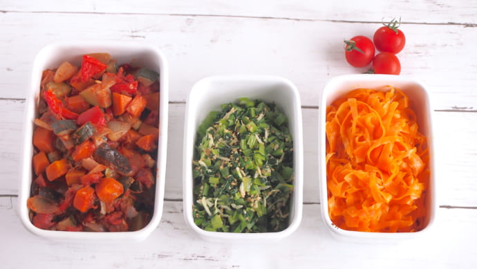 冷凍できる野菜の常備菜レシピ3選！1週間以上日持ちして働くママが15分で夜ごはんを作るお助けに