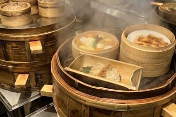 中華の蒸し料理の写真