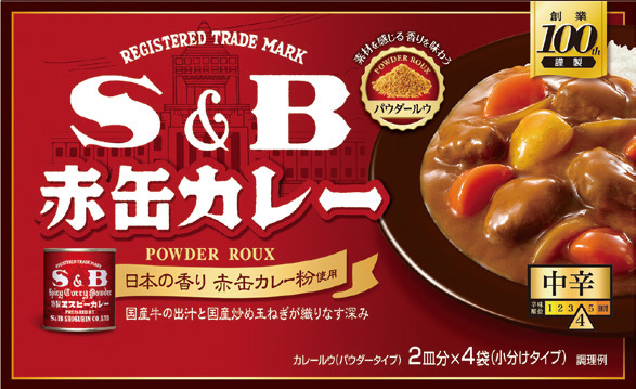 S＆B赤缶カレー