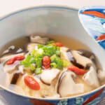 茶巾豆腐のしいたけあんかけ